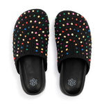 The Sak Bolinas Clog - Hand Crochet - Black Multi Beads
