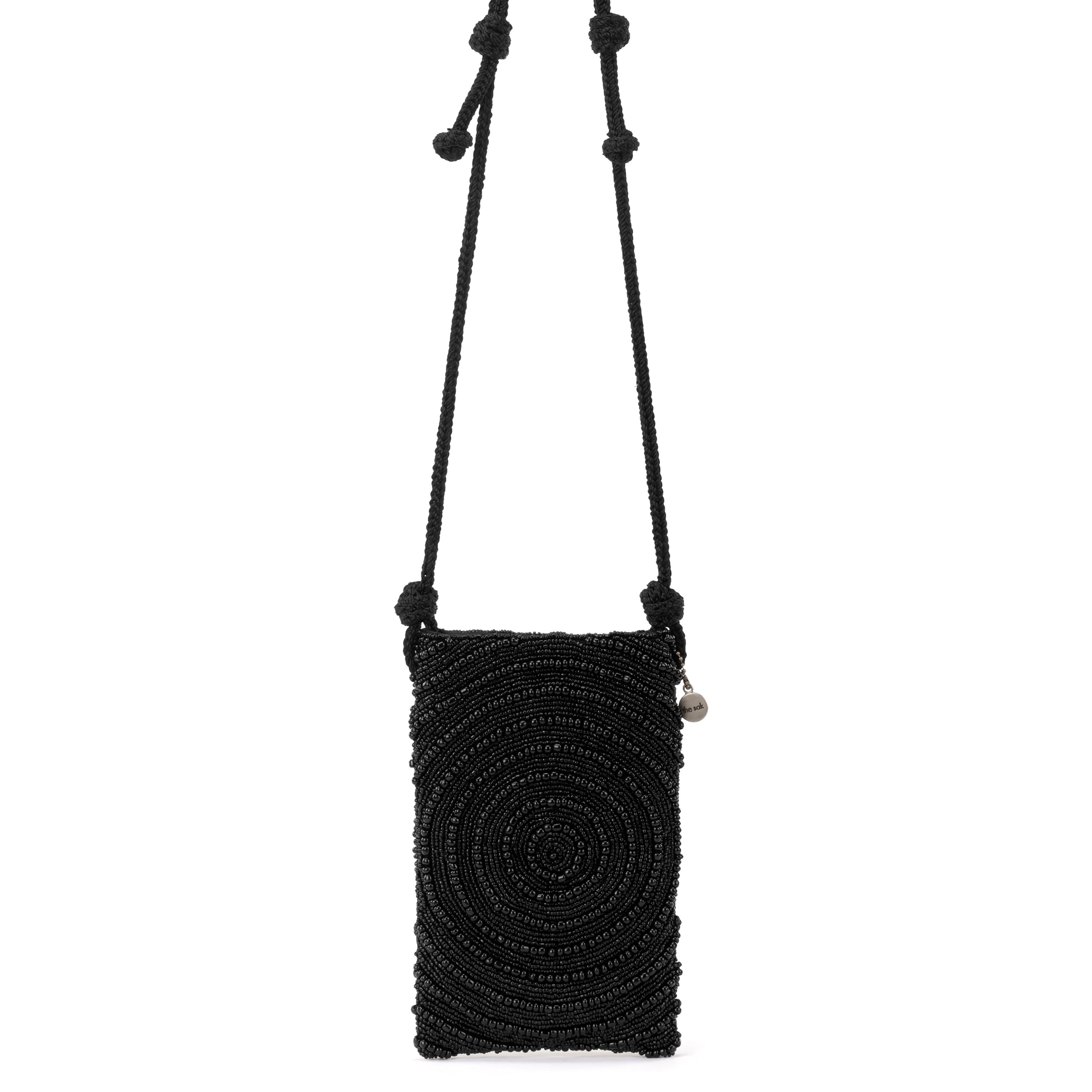 The Sak Josie Mini Crossbody - Hand Crochet - Black Circle Bead