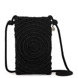 The Sak Josie Mini Crossbody - Hand Crochet - Black Circle Bead