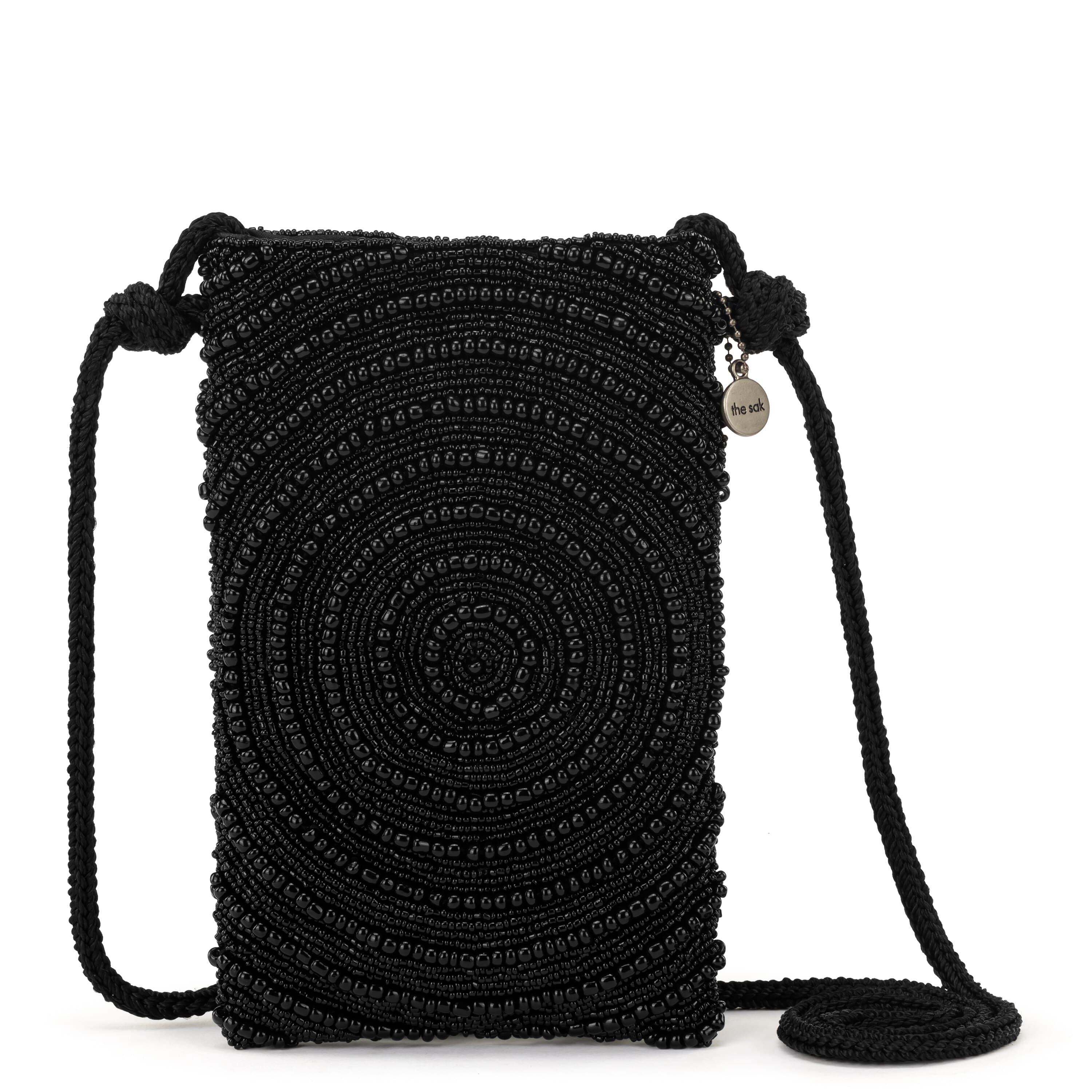 The Sak Josie Mini Crossbody - Hand Crochet - Black Circle Bead