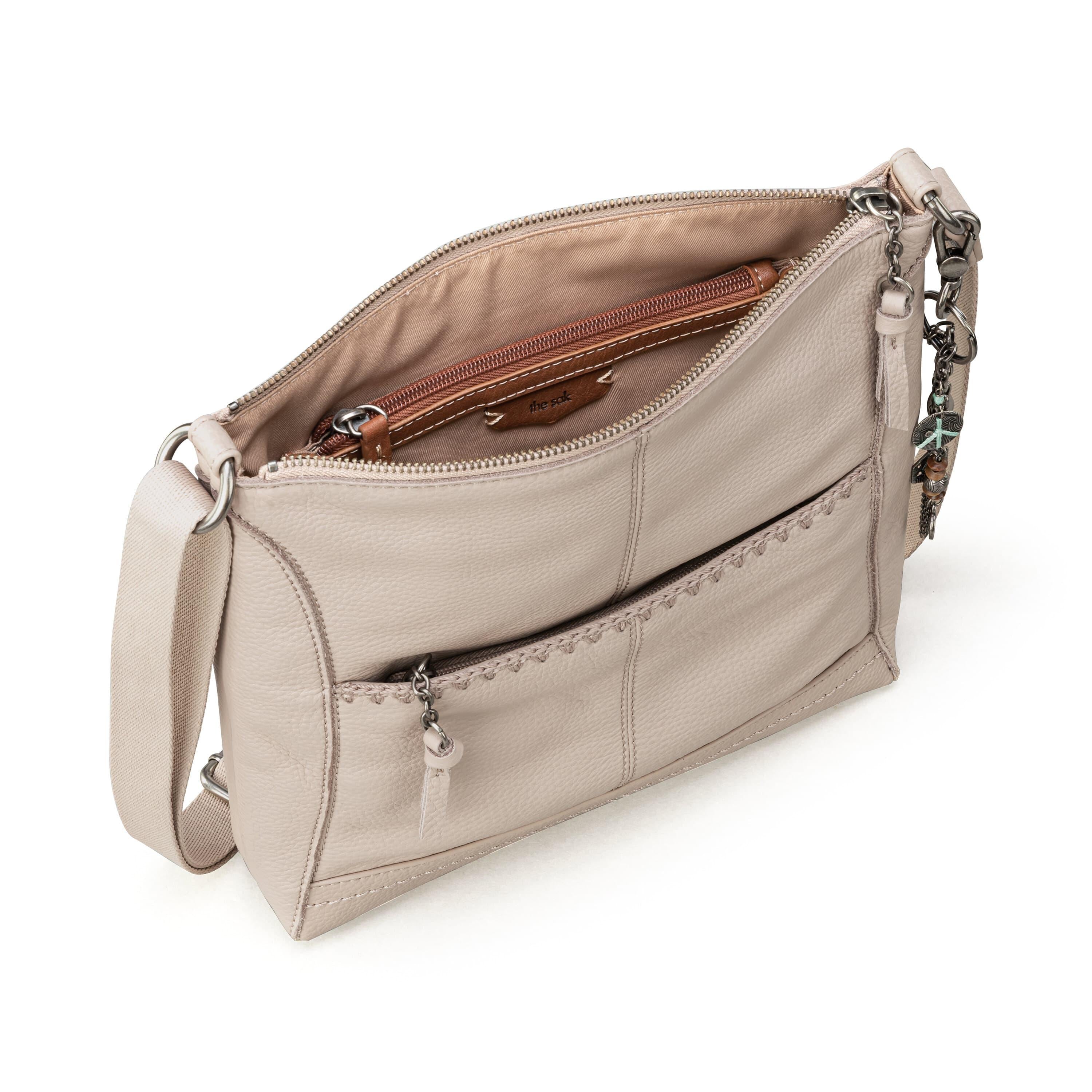The Sak Lucia Crossbody - Leather - Sand Stitch