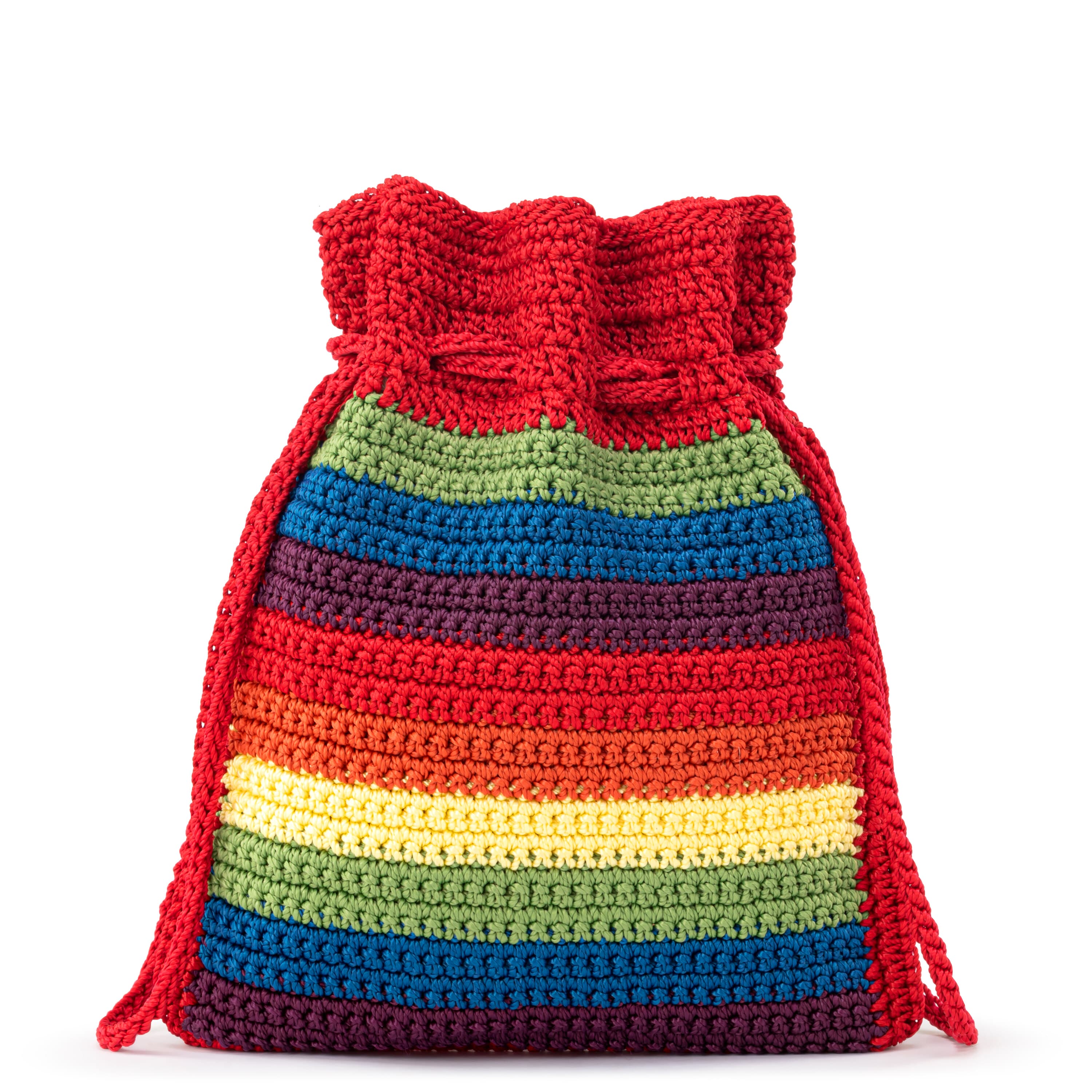 The Sak Brixton Tic-Tac-Toe Set - Hand Crochet - Rainbow