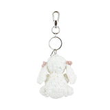 The Sak Yarnicharmz Dangle - Hand Crochet - White Poodle