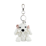 The Sak Yarnicharmz Dangle - Hand Crochet - White Poodle