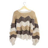 The Sak Haven Oversized Cardigan - Hand Crochet - Neutral Multi