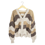 The Sak Haven Oversized Cardigan - Hand Crochet - Neutral Multi
