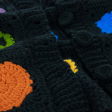 The Sak Haven Oversized Cardigan - Hand Crochet - Black Peace And Love