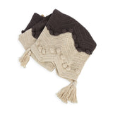 The Sak Haven Cozy Scarf - Hand Crochet - Neutral Multi