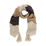 The Sak Haven Cozy Scarf - Hand Crochet - Neutral Multi