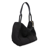 The Sak Los Feliz Large Tote - Hand Crochet - Black