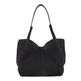The Sak Los Feliz Large Tote - Hand Crochet - Black