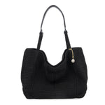 The Sak Los Feliz Large Tote - Hand Crochet - Black