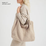 The Sak Los Feliz Large Tote - Hand Crochet - Ecru