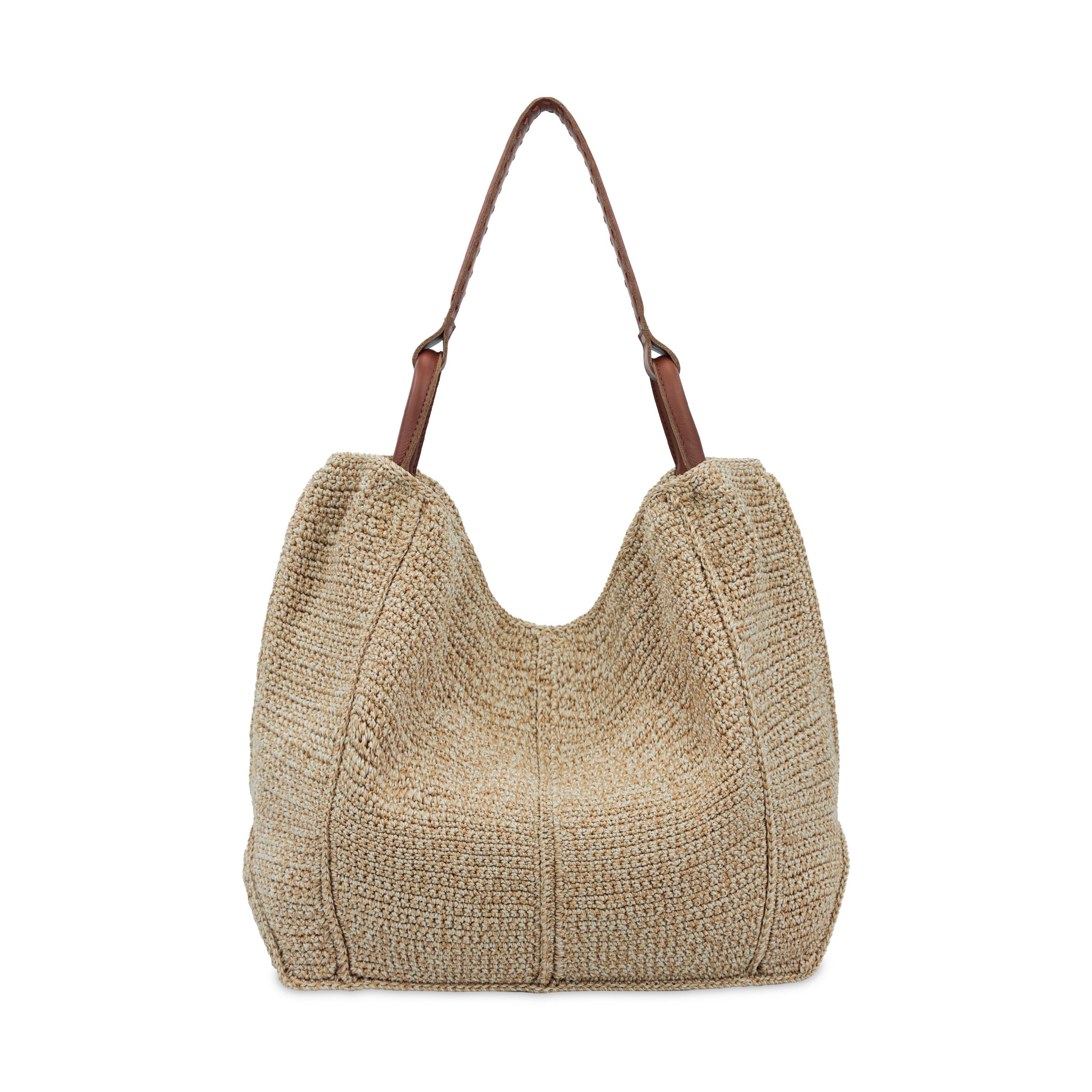 Linhof 9x12 グラウンド グランド ガラスバック Los Feliz Large Tote Bag in Bamboo Static Crochet – The Sak
