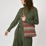 The Sak Lucia Crossbody - Hand Crochet - Sunset Stripe