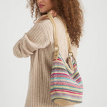 The Sak Sequoia Hobo - Hand Crochet - Eden Stripe
