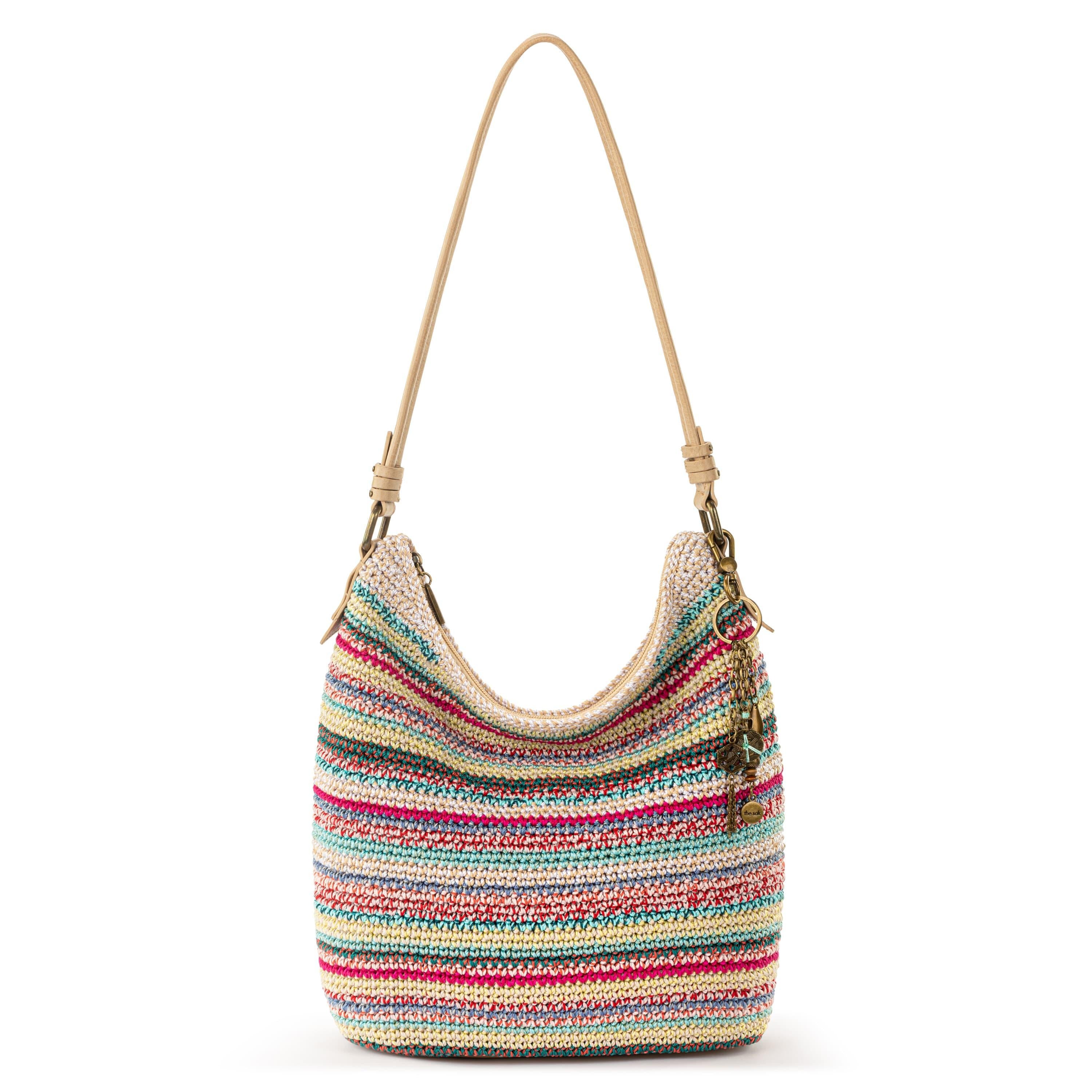The Sak Sequoia Hobo - Hand Crochet - Eden Stripe