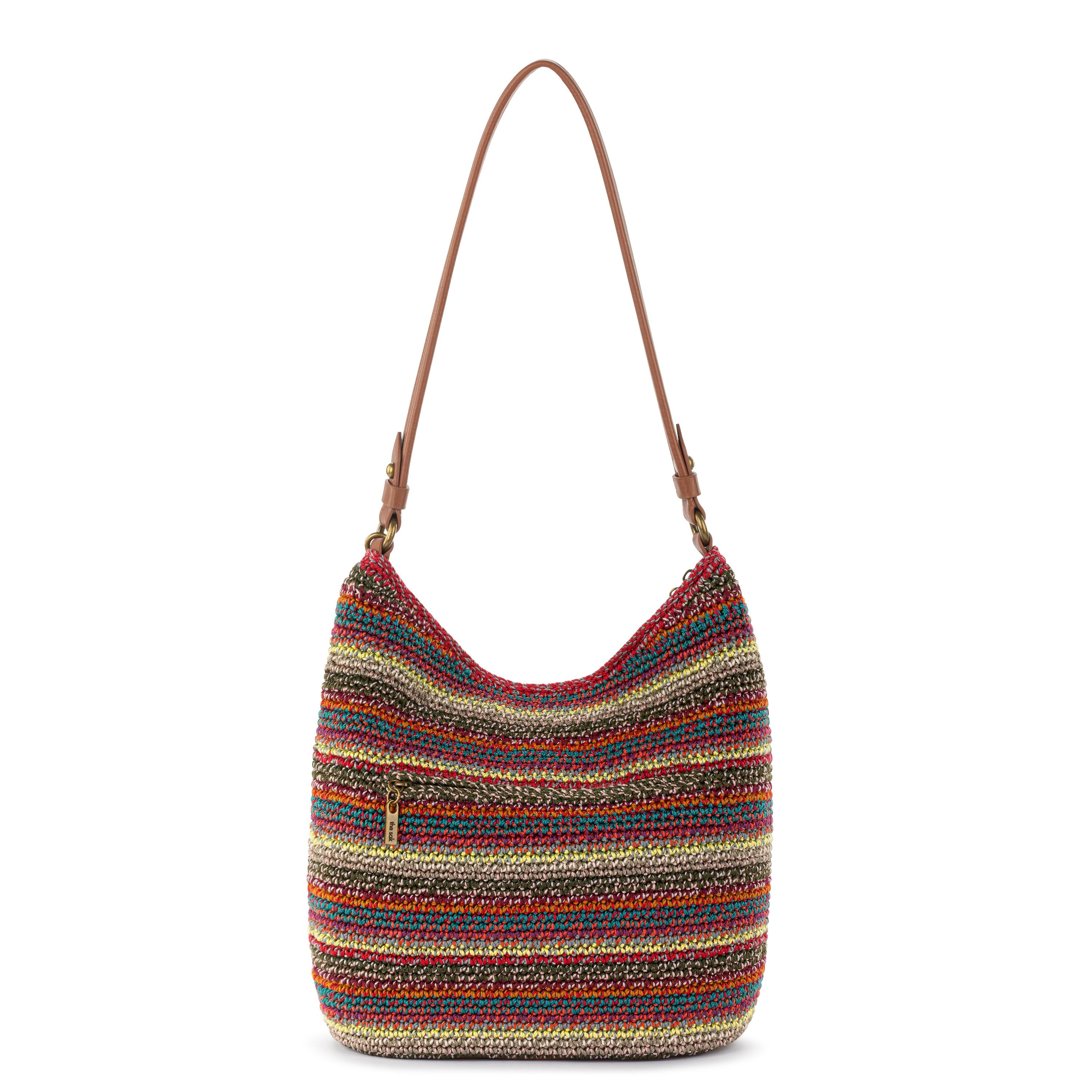 The Sak Sequoia Hobo - |Hand Crochet - Sunset Stripe|