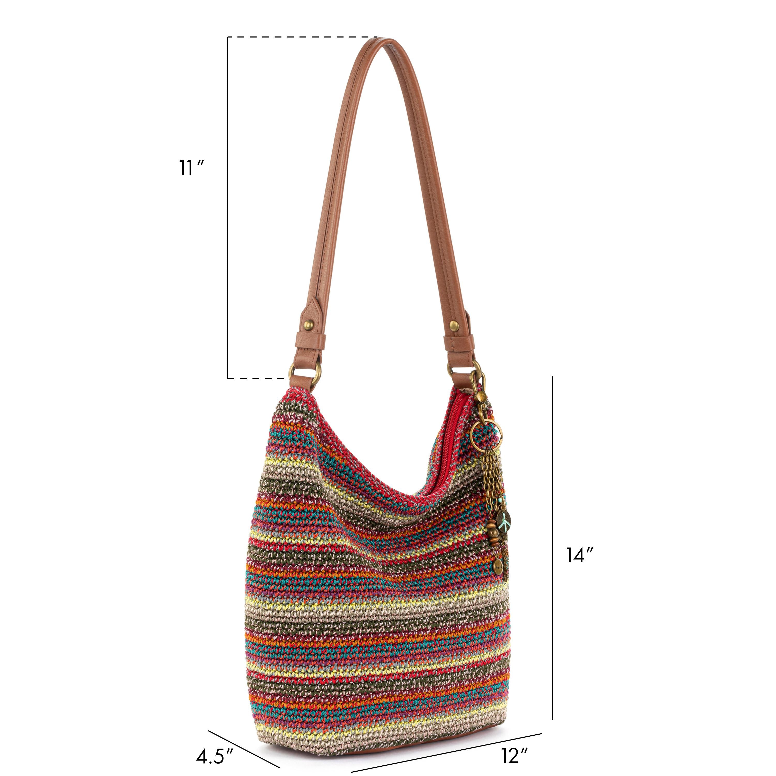 The Sak Sequoia Hobo - |Hand Crochet - Sunset Stripe|