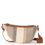 Sakroots Tess Sling - Straw - Tobacco Batik World Woven