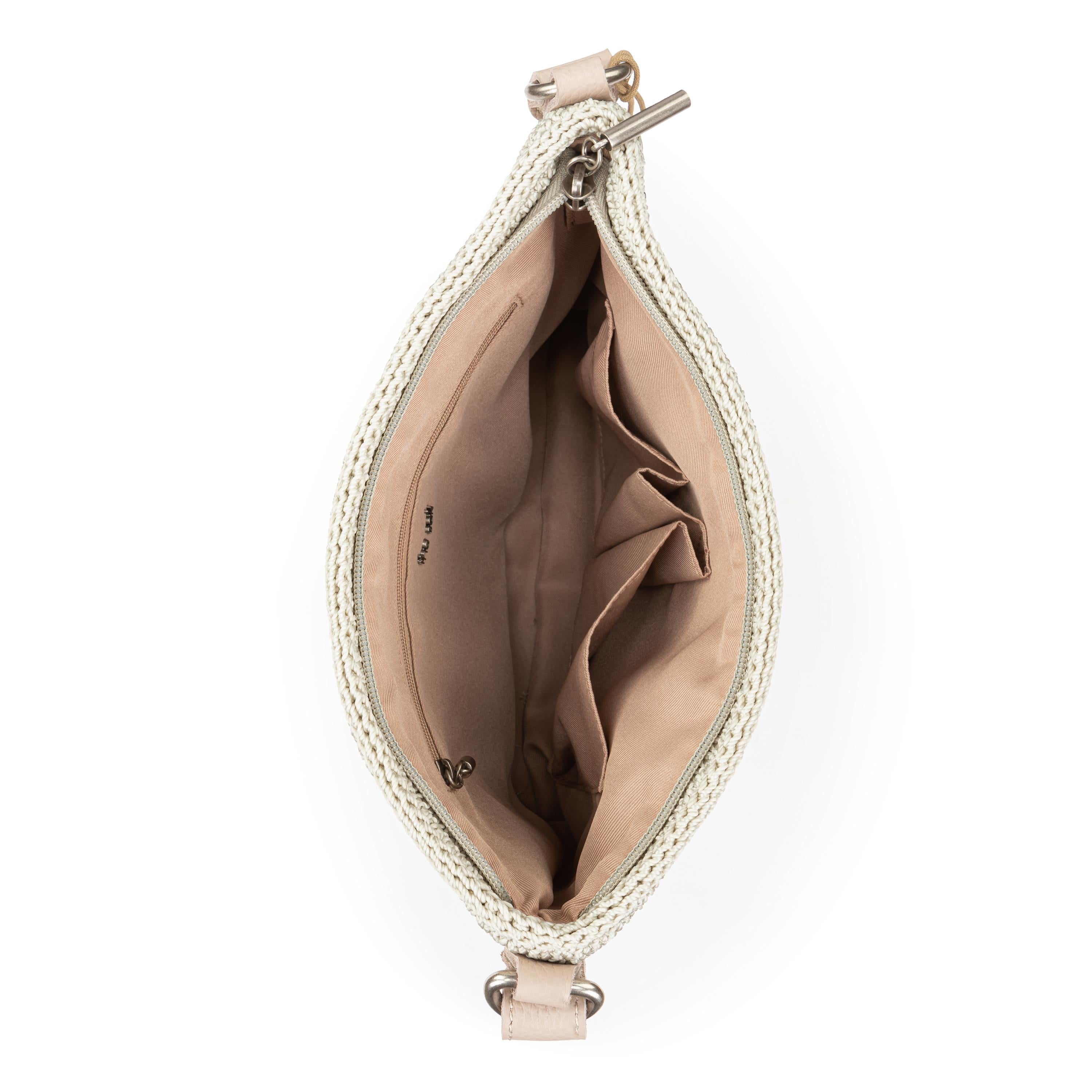 The Sak Melrose Crossbody - Hand Crochet - Natural Medallion