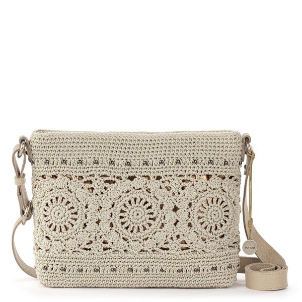 Melrose Crossbody | Hands-Free Leather Crossbody Bag, Crochet