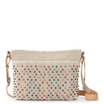 The Sak Melrose Crossbody - Hand Crochet - Ecru Multi Beads