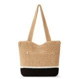 The Sak Casual Classics Tote - Hand Crochet - Bamboo Block
