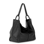 The Sak Los Feliz Large Tote - Leather - Black Pebble