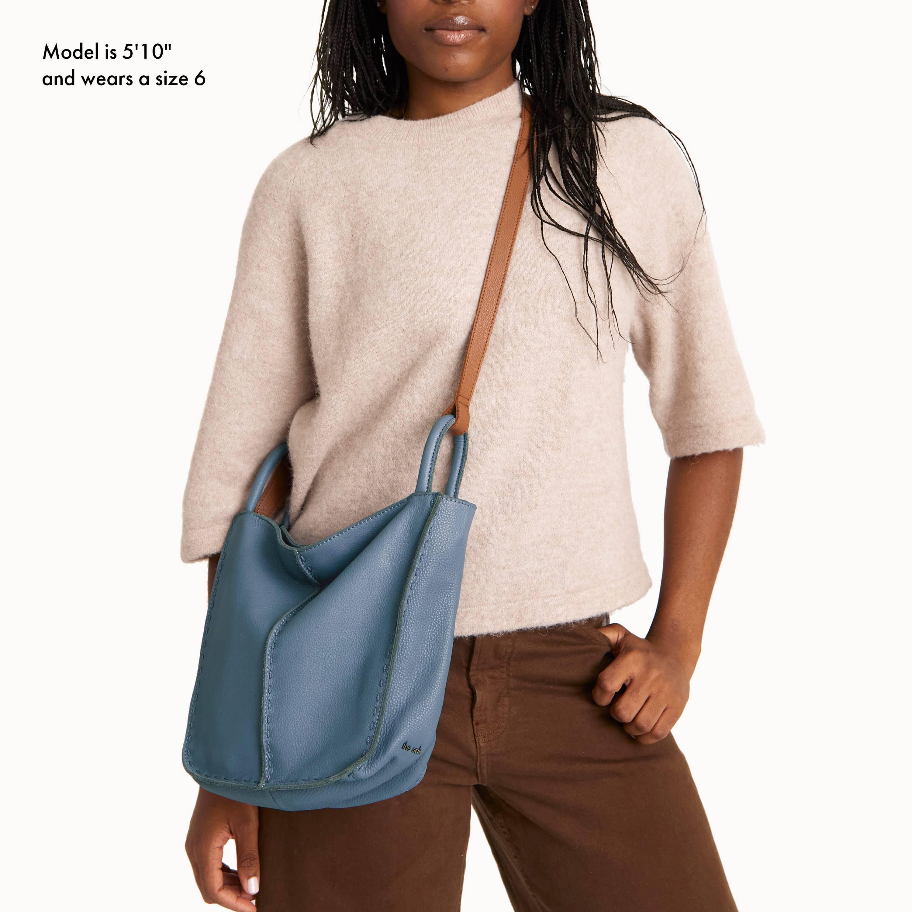The Sak Los Feliz Crossbody - Leather - Maritime
