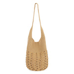 The Sak 120 Hobo - Hand Crochet - Bamboo Neutral Beads