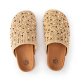 The Sak Bolinas Clog - Hand Crochet - Bamboo Neutral Beads