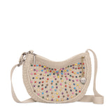 The Sak Ryder Small Crossbody - Hand Crochet - Ecru Multi Beads