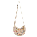 The Sak Ryder Small Crossbody - Hand Crochet - Ecru Multi Beads