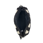 The Sak Cora Smartphone Crossbody - Hand Crochet - Black Check