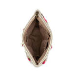 The Sak Essential Pouch - Hand Crochet - Natural Strawberries