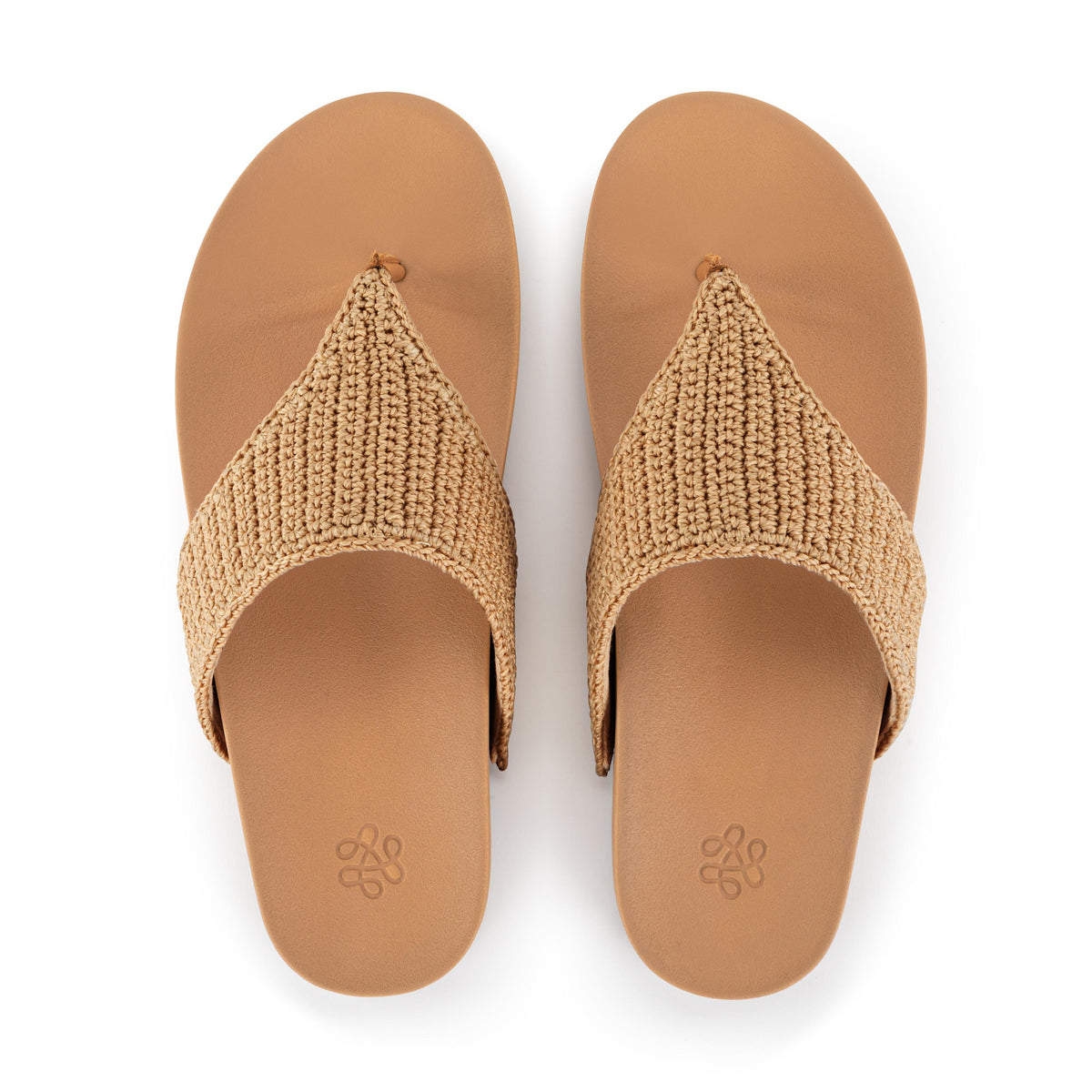Everly Sandal in Bamboo Crochet