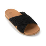 The Sak Penelope Sandal - Hand Crochet - Black