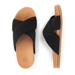 The Sak Penelope Sandal - Hand Crochet - Black