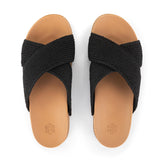 The Sak Penelope Sandal - Hand Crochet - Black
