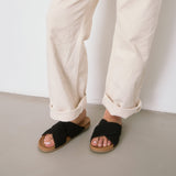 The Sak Penelope Sandal - Hand Crochet - Black