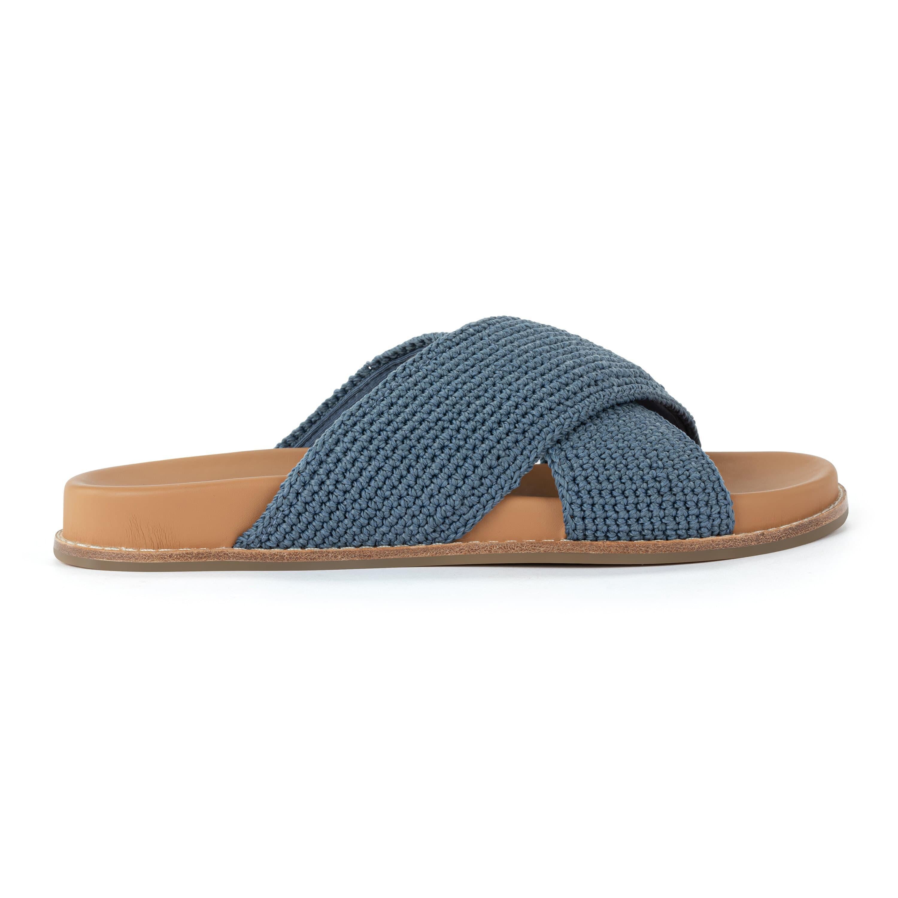 The Sak Penelope Sandal - Hand Crochet - Maritime