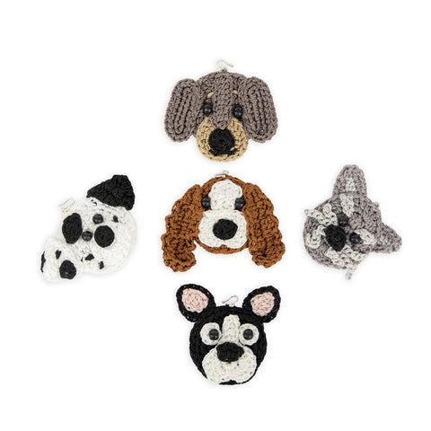 The Sak Yarnicharmz 5 Pack - Hand Crochet - Dogs