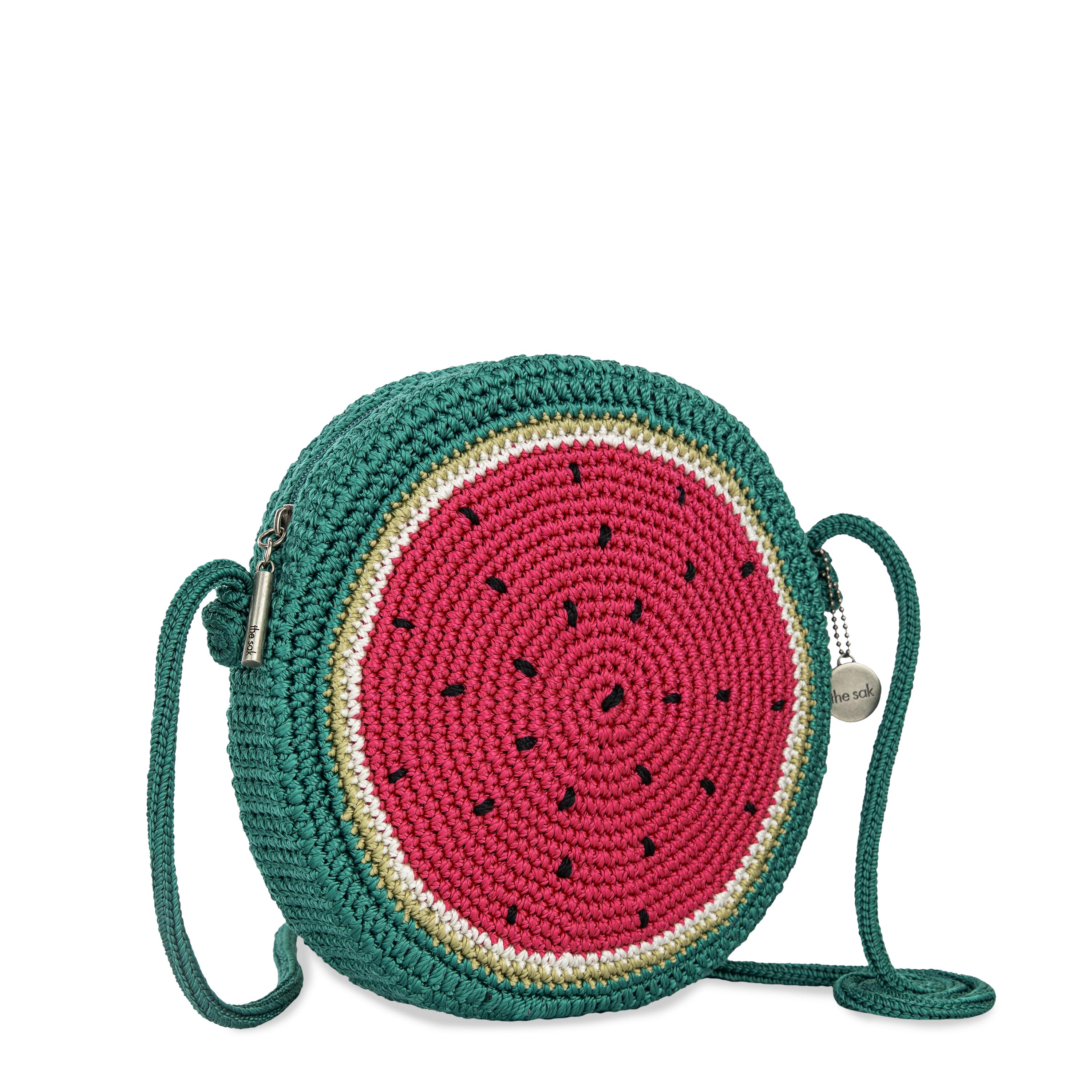 The Sak Kenna Small Crossbody - Hand Crochet - Watermelon