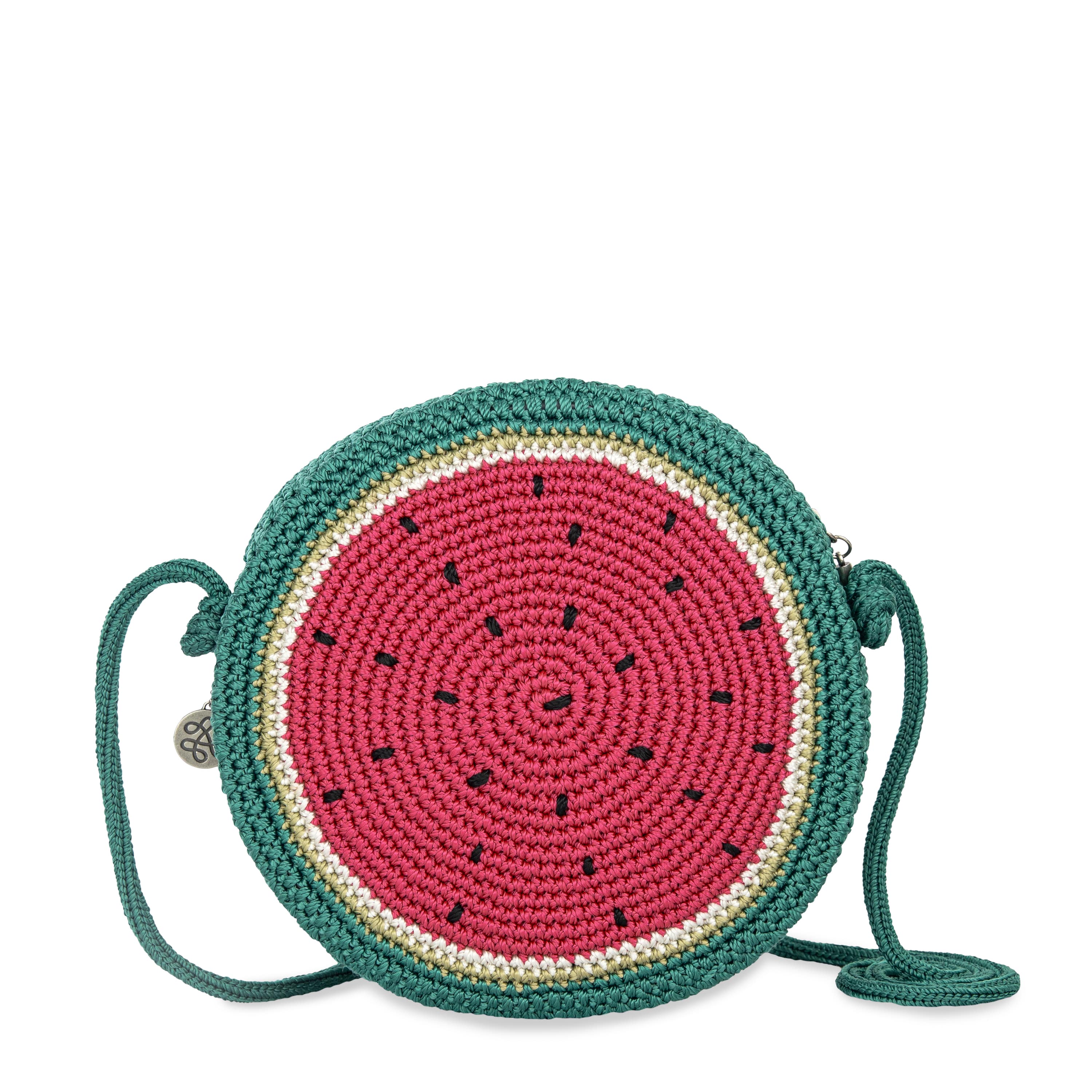 The Sak Kenna Small Crossbody - Hand Crochet - Watermelon