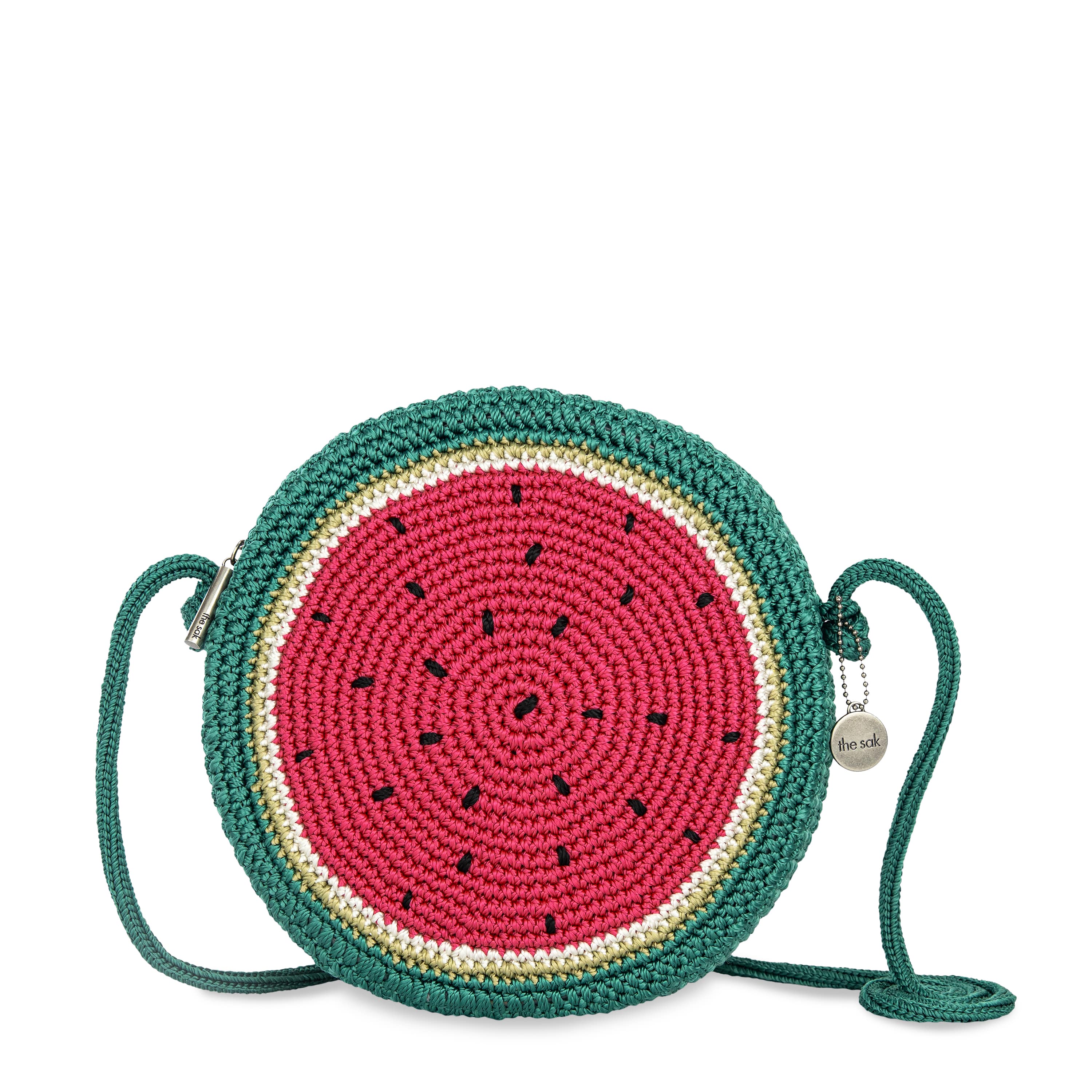 The Sak Kenna Small Crossbody - Hand Crochet - Watermelon