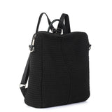 The Sak Los Feliz Backpack - Hand Crochet - Black