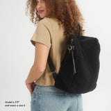 The Sak Los Feliz Backpack - Hand Crochet - Black