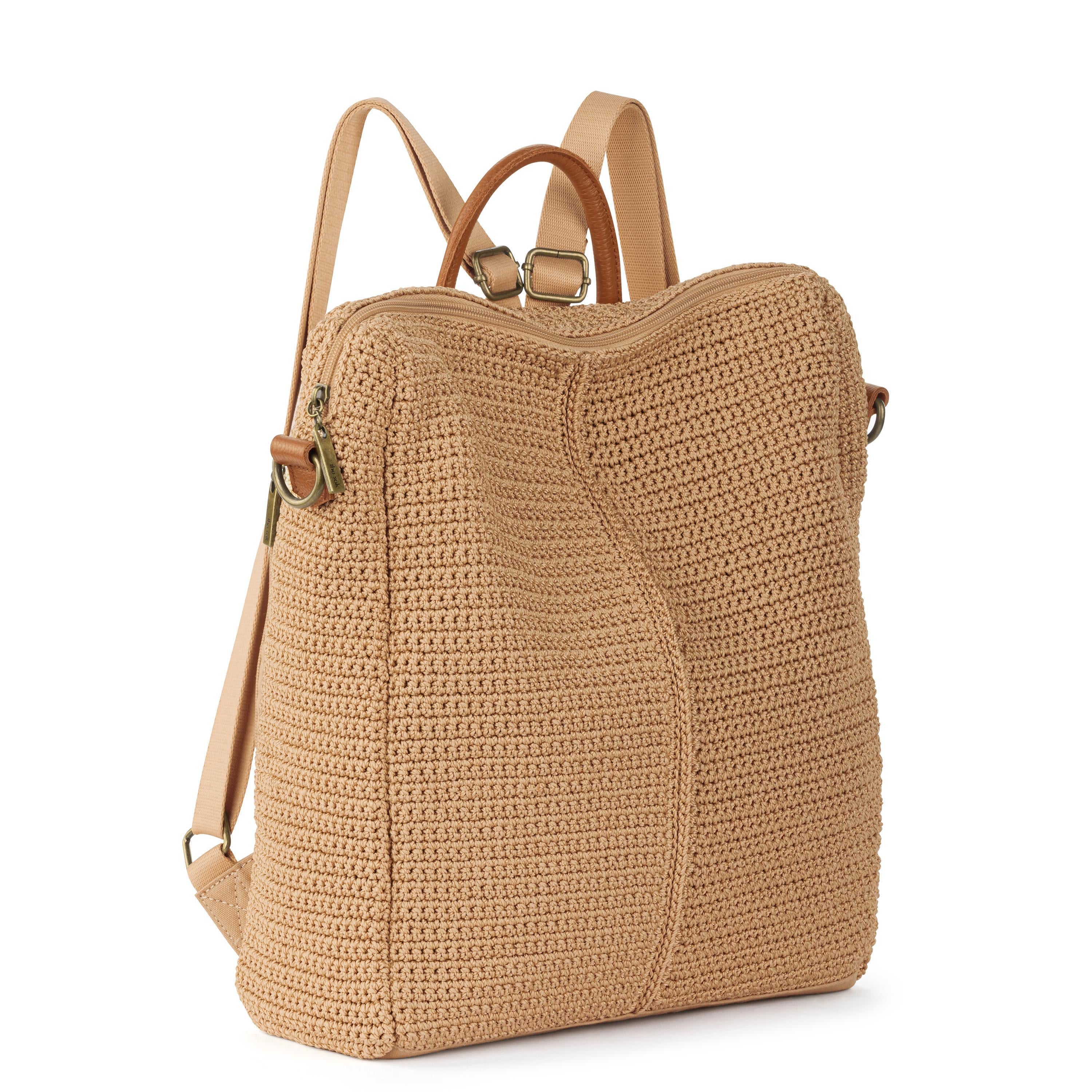 The Sak Los Feliz Backpack - Hand Crochet - Bamboo