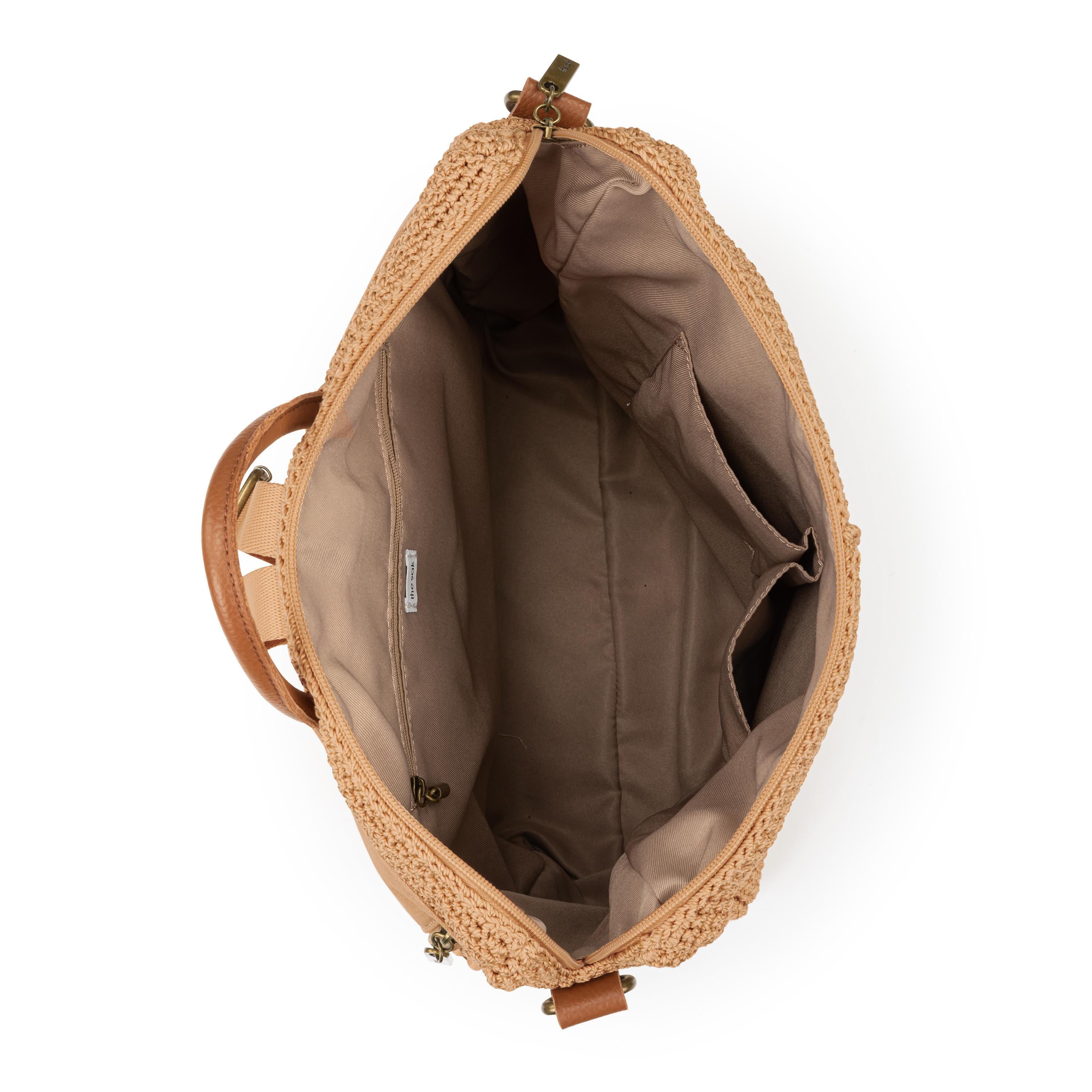 The Sak Los Feliz Backpack - Hand Crochet - Bamboo